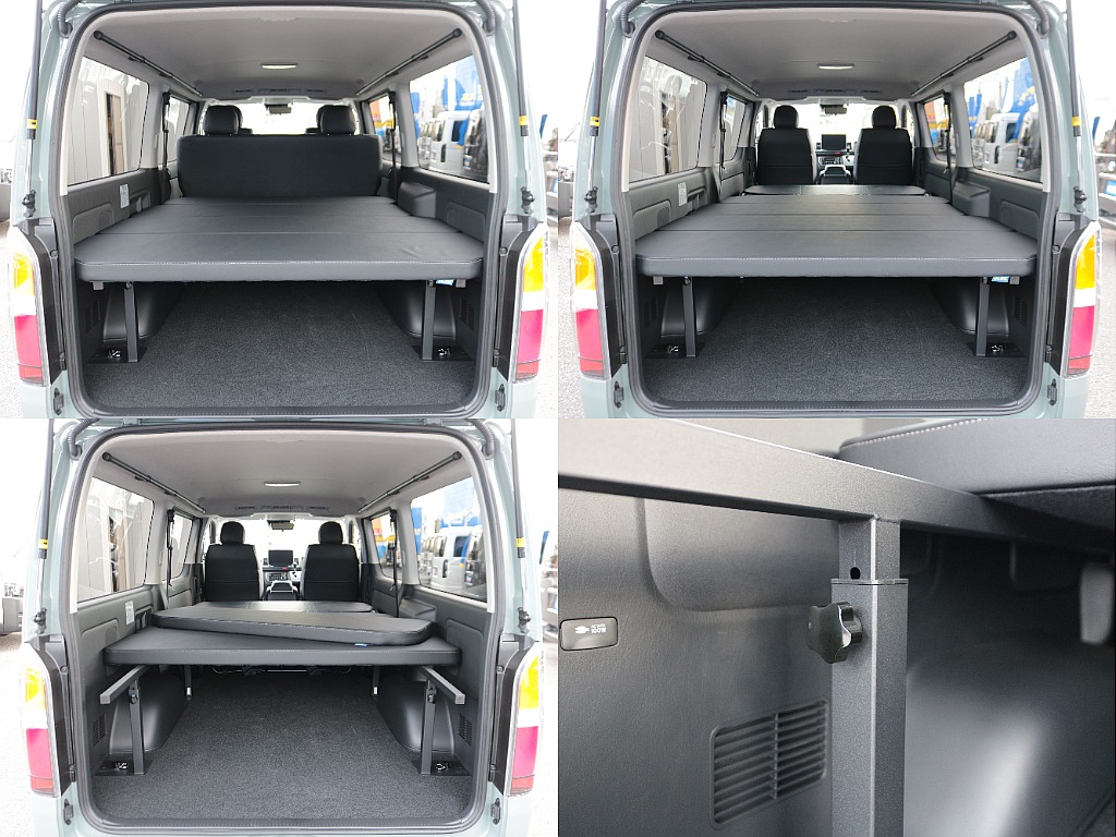 車中泊ベットキットも装着済み☆