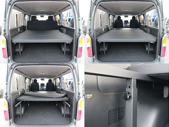 車中泊ベットキットも装着済み☆