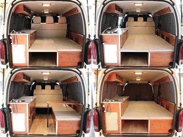 自由自在にシート変更が可能☆