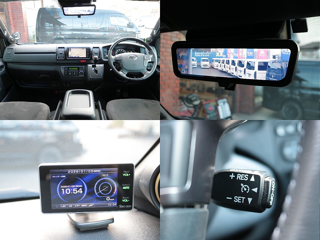 クルーズコントロールやレーダー探知機など嬉しい装備も充実☆