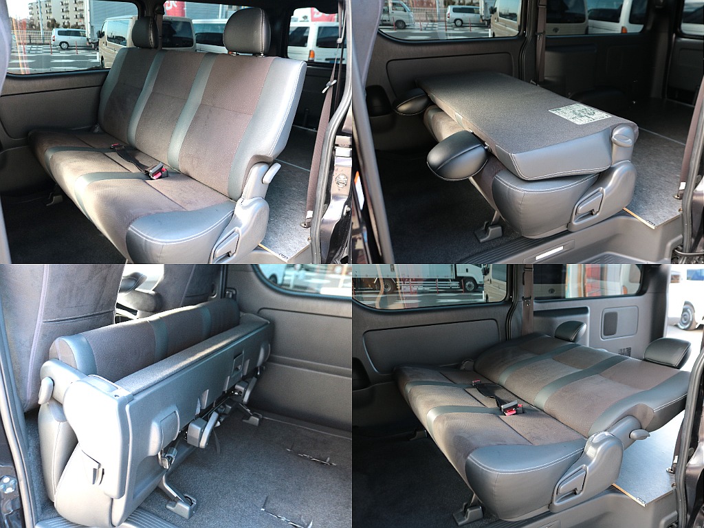 セカンドシートは可倒式で広々ラゲージスペースも確保可能☆