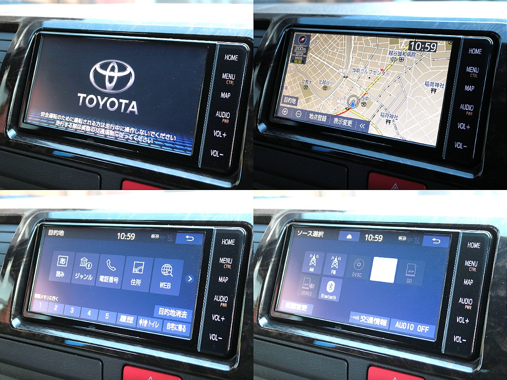 使い勝手の良いトヨタ純正フルセグナビ☆