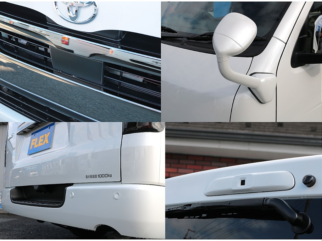 クリアランスソナーやガッツミラーボディ同色塗装など細かい箇所もカスタム済み☆