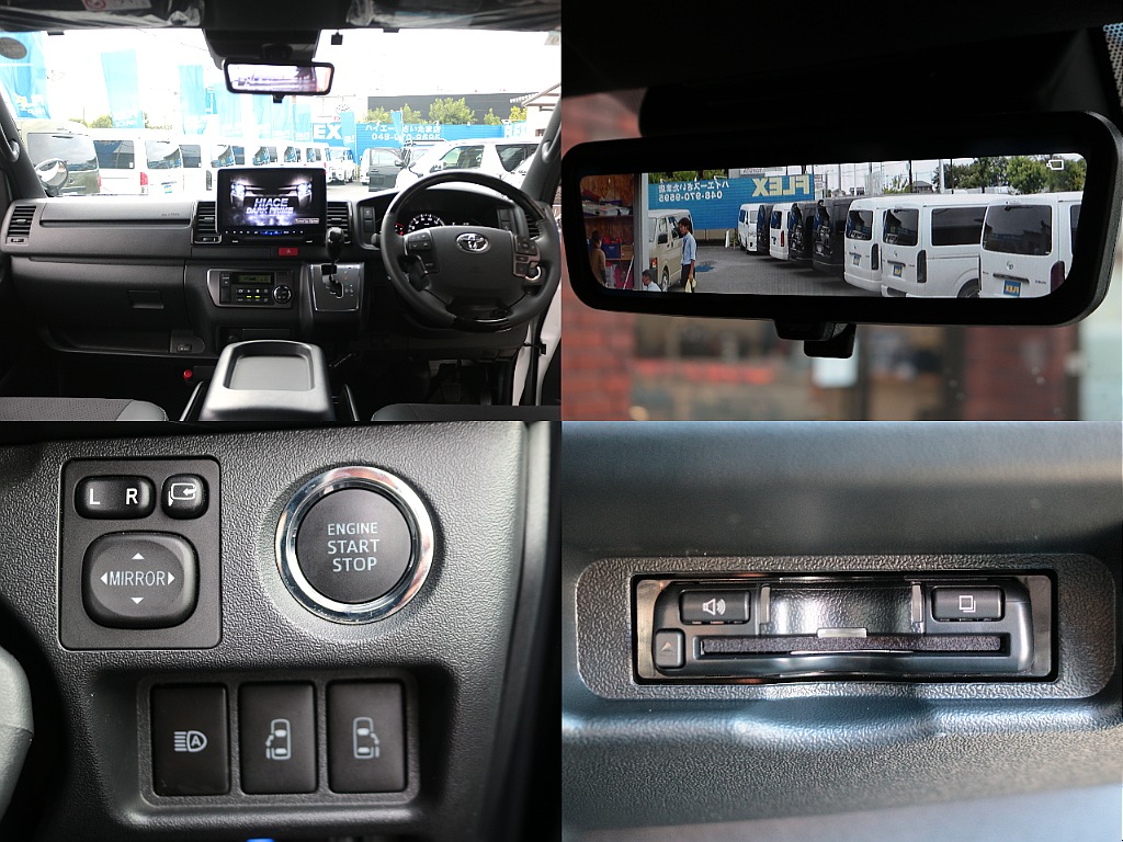 デジタルインナーミラーやパワースライドドアなどメーカーオプション多数のお車です♪