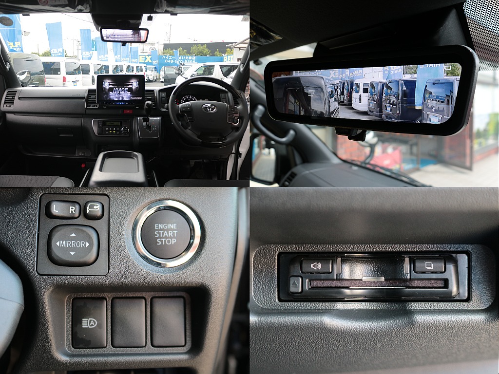 デジタルインナーミラーやクリアランスソナーも装備済み☆