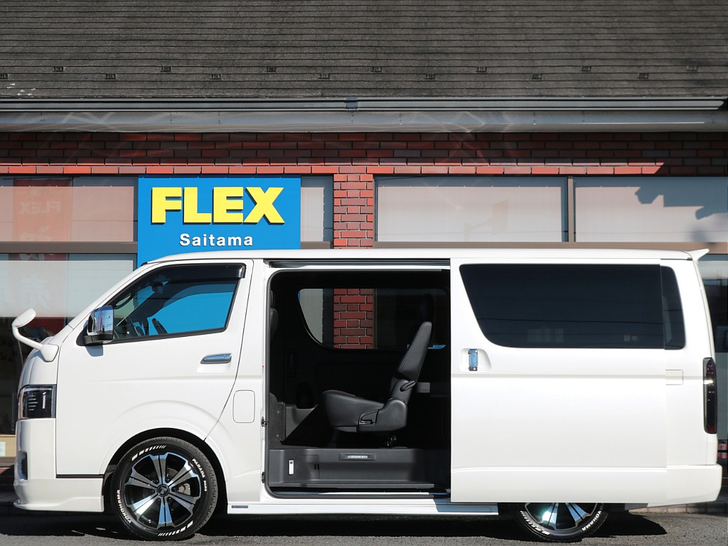 広々とした開口部で乗り降り楽々☆