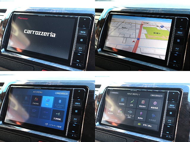 フルセグナビは走行中の視聴やBluetooth接続もOK☆