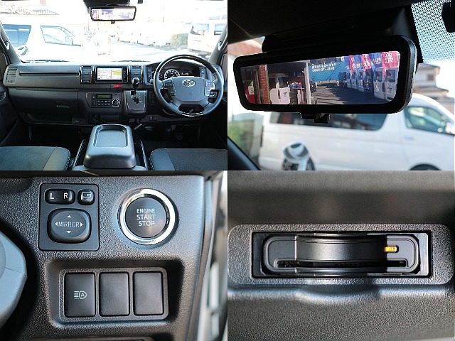 デジタルインナーミラーやプッシュスタートなど便利なオプションも装備済み☆