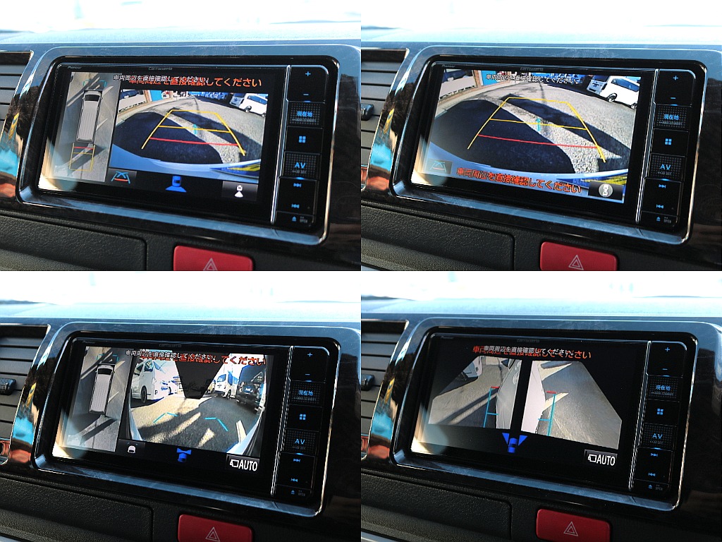 パノラミックビューモニターで360度周囲の確認が可能☆