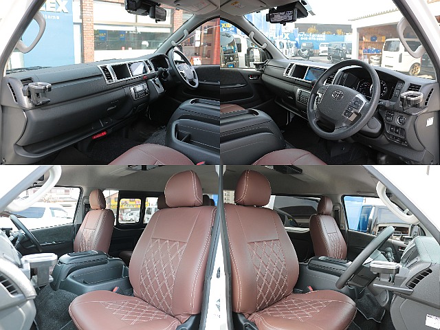 全席茶革調シートカバー☆