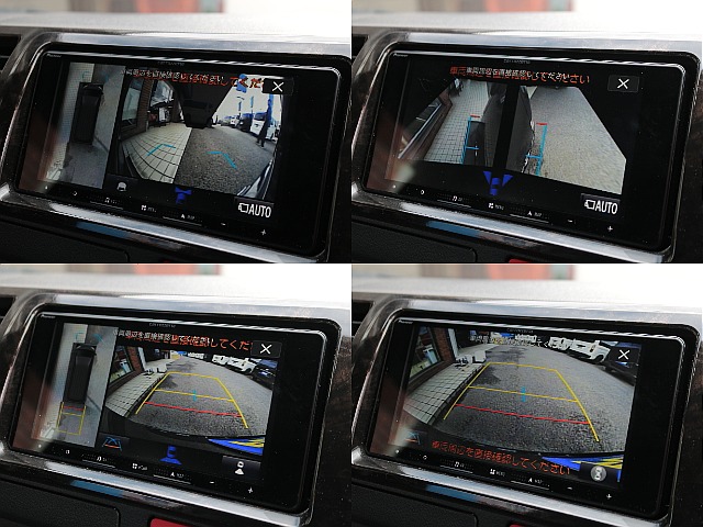 パノラミックビューモニターで360度周囲の状況確認が可能☆