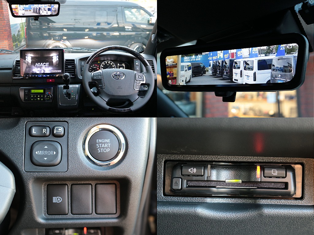 デジタルインナーミラーやプッシュスタート搭載☆