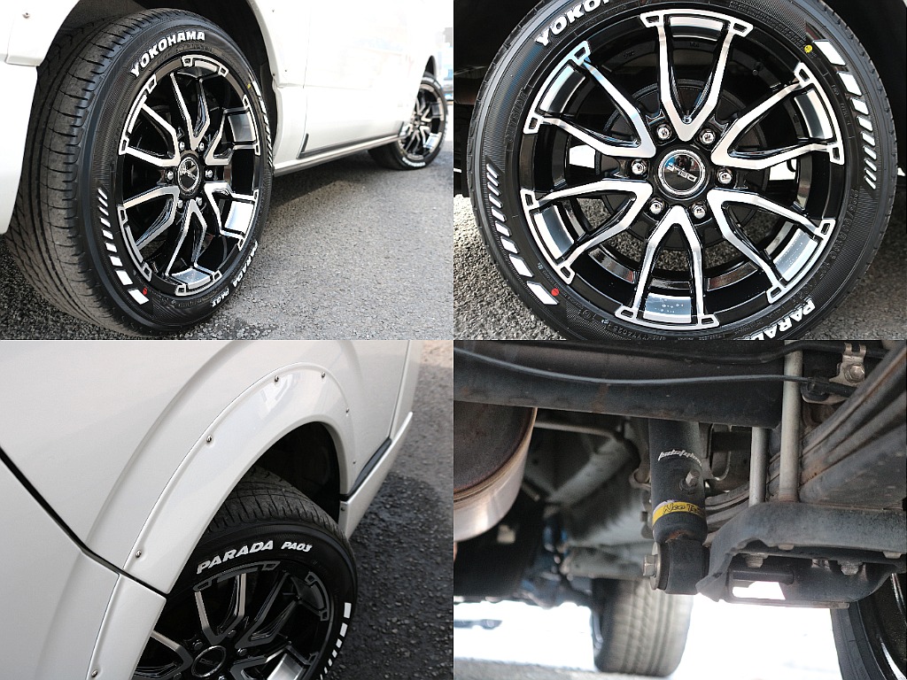 新作Delf06　18インチアルミホイール×YOKOHAMAパラダホワイトレタータイヤ☆