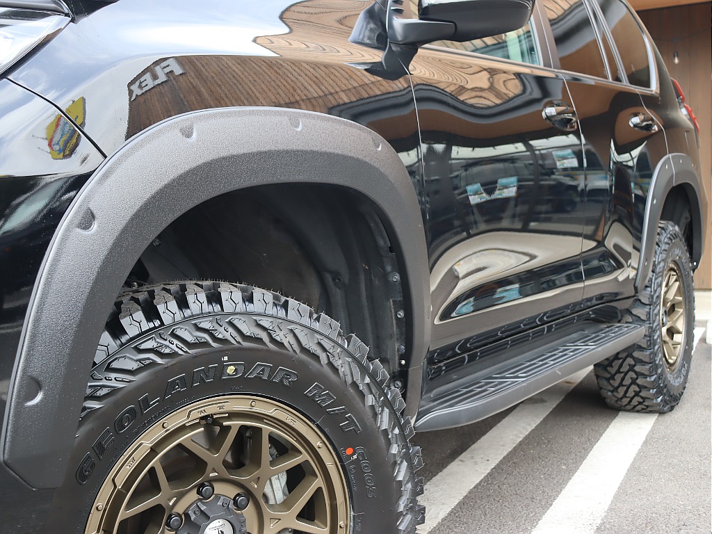 WALDオーバーフェンダー装着でオフロード感UP！