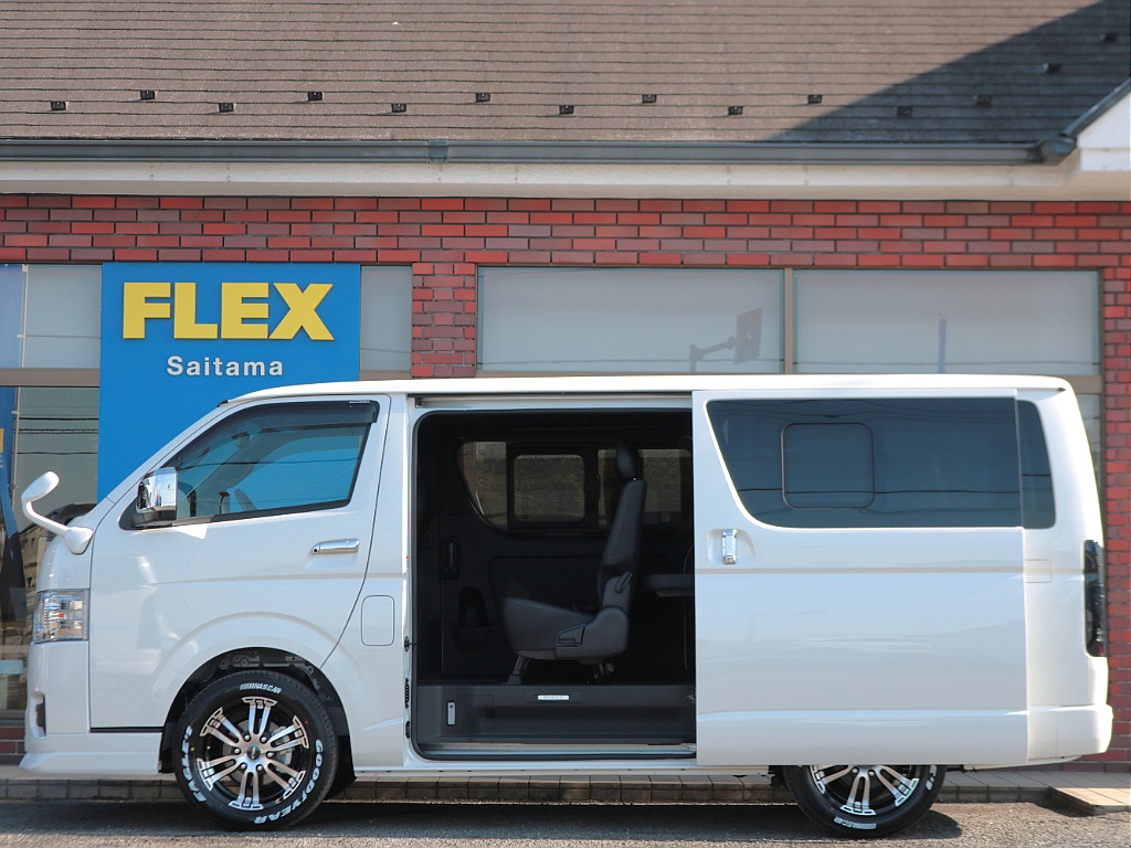 広々とした開口部で乗り降りも楽々☆