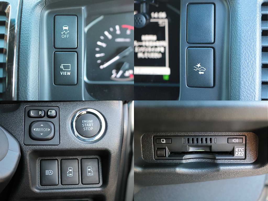 両側パワースライドドアやプッシュスタートも装備☆