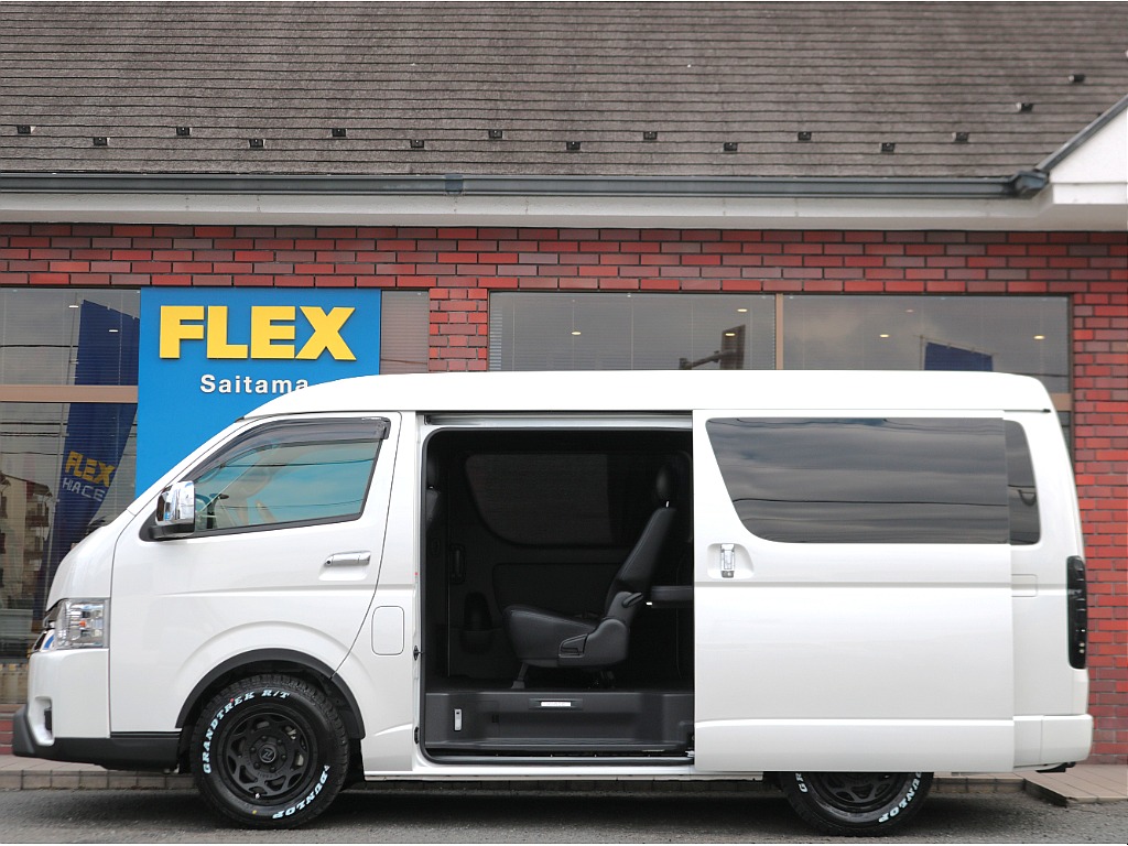 広々とした開口部で乗り降り楽々☆