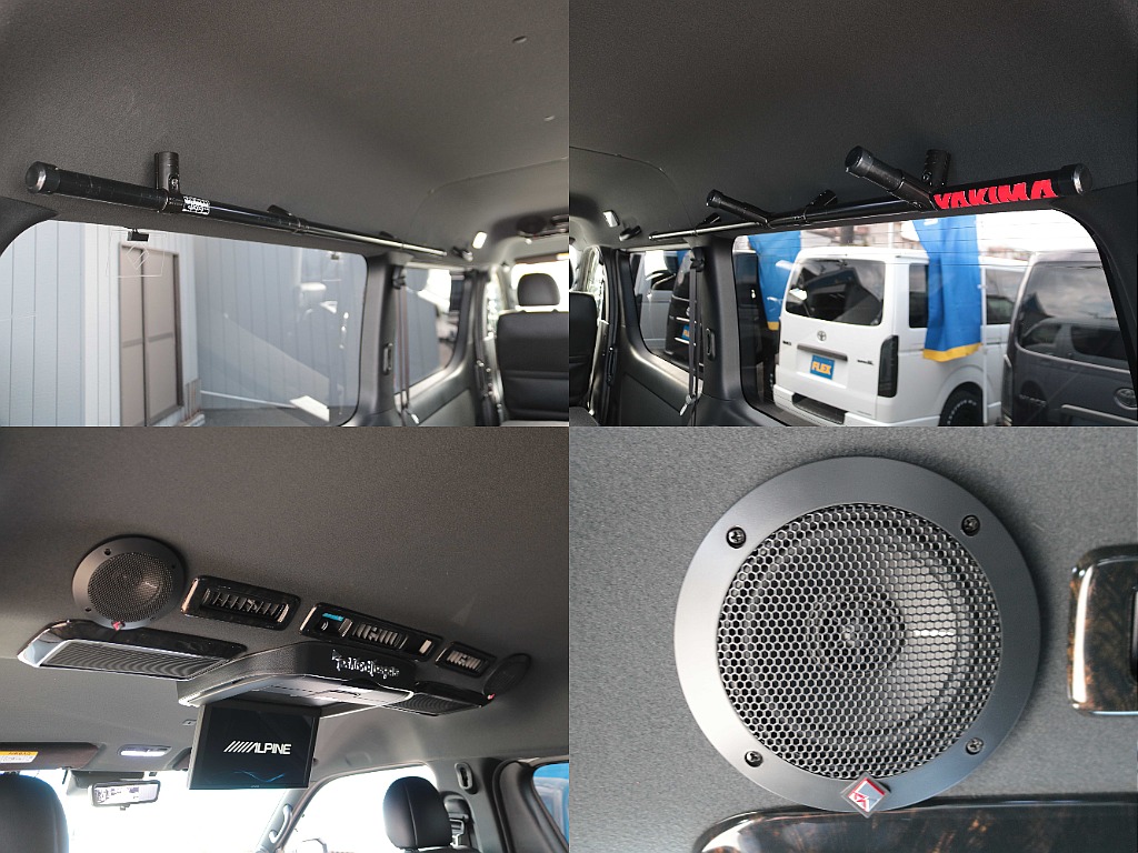 ALPINE12.8インチ後席モニター＆ルーフスピーカー☆