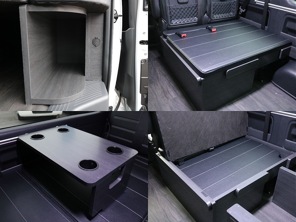 ベットマット収納スペースも確保され使いやすいシートアレンジ☆