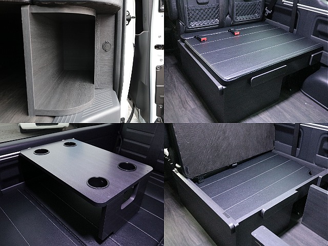 ベットマット収納スペースも確保され使いやすいシートアレンジ☆