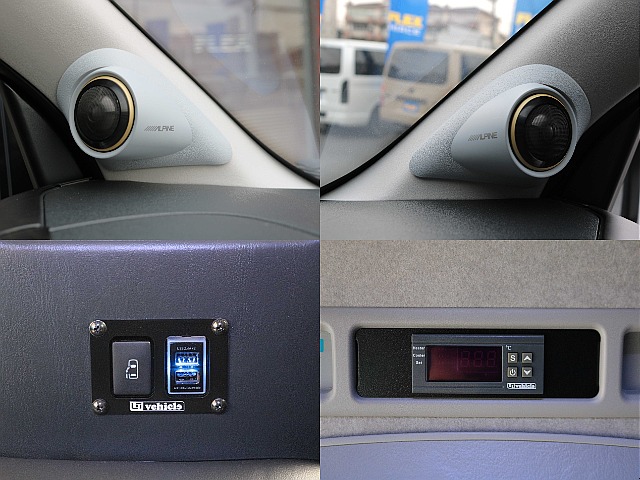 リアオートエアコンやパワースライドドアスイッチ増設などカスタム多数☆