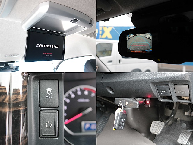 10.2インチフリップダウンモニター＆ブレーキペダルロック装備済み☆