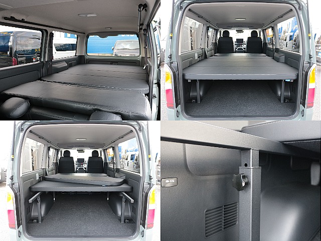 車中泊ベットキットも装備済み☆