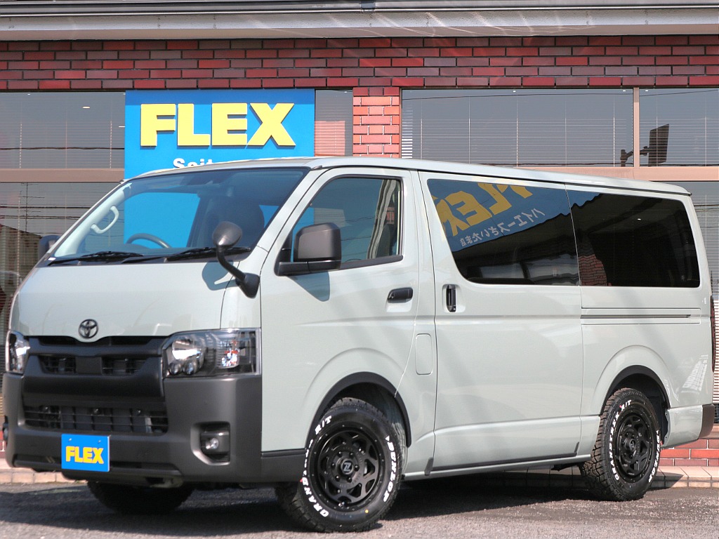 【登録済未使用】アースカラーカーキ！ディーゼル2WD！ブラックエディション！車中泊ベットキット！すぐ乗れます！【全国ご納車OK】