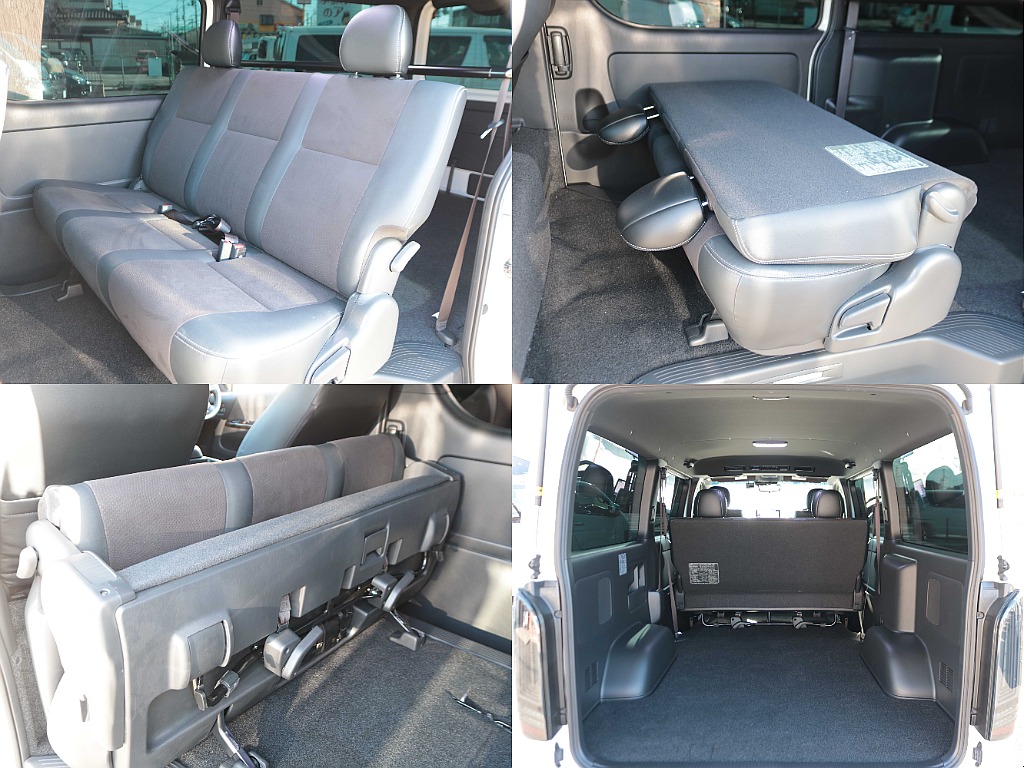 セカンドシート可倒式で広々ラゲージスペースも確保可能☆