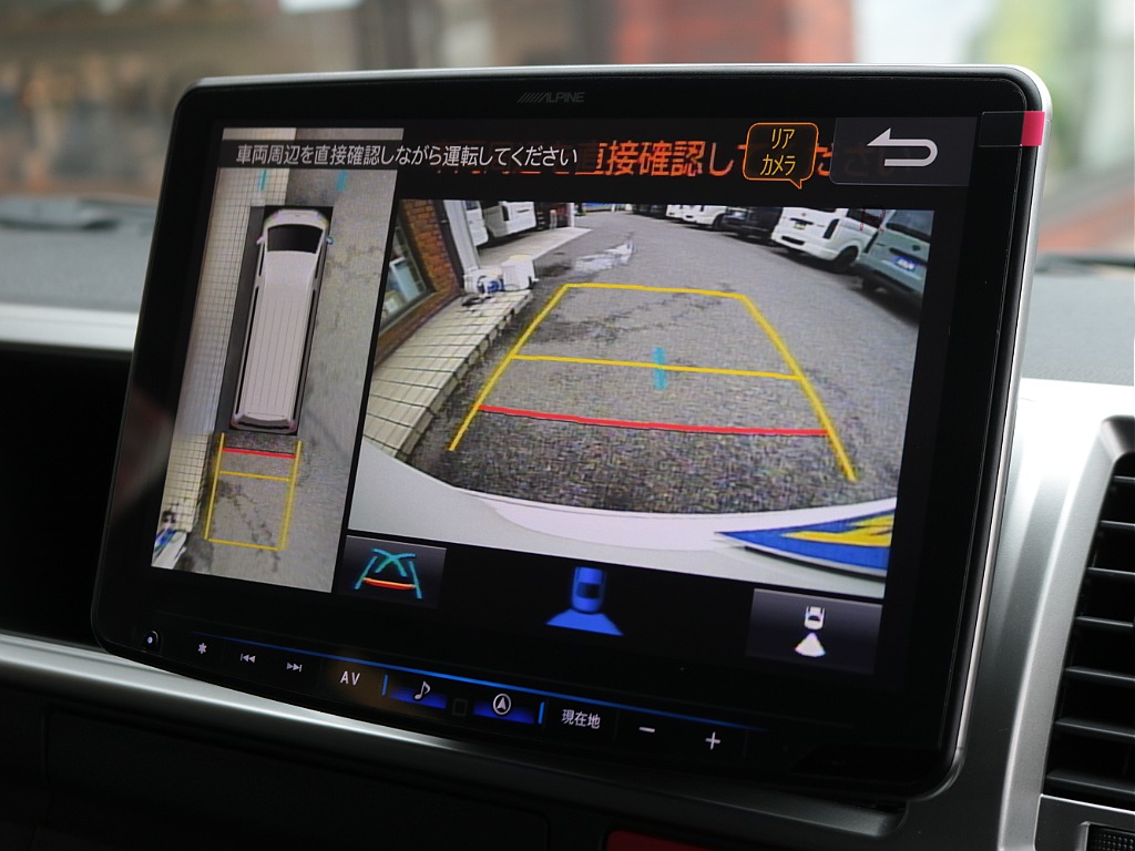 パノラミックビューモニターも大画面でご覧いただけます☆