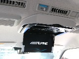 ALPINE12.8インチフリップダウンモニター☆