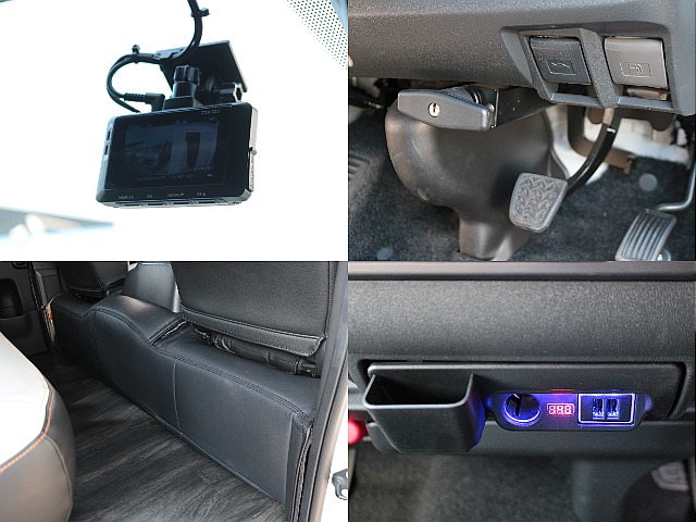 前後ドライブレコーダーやブレーキペダルロック(盗難防止)装着済み☆