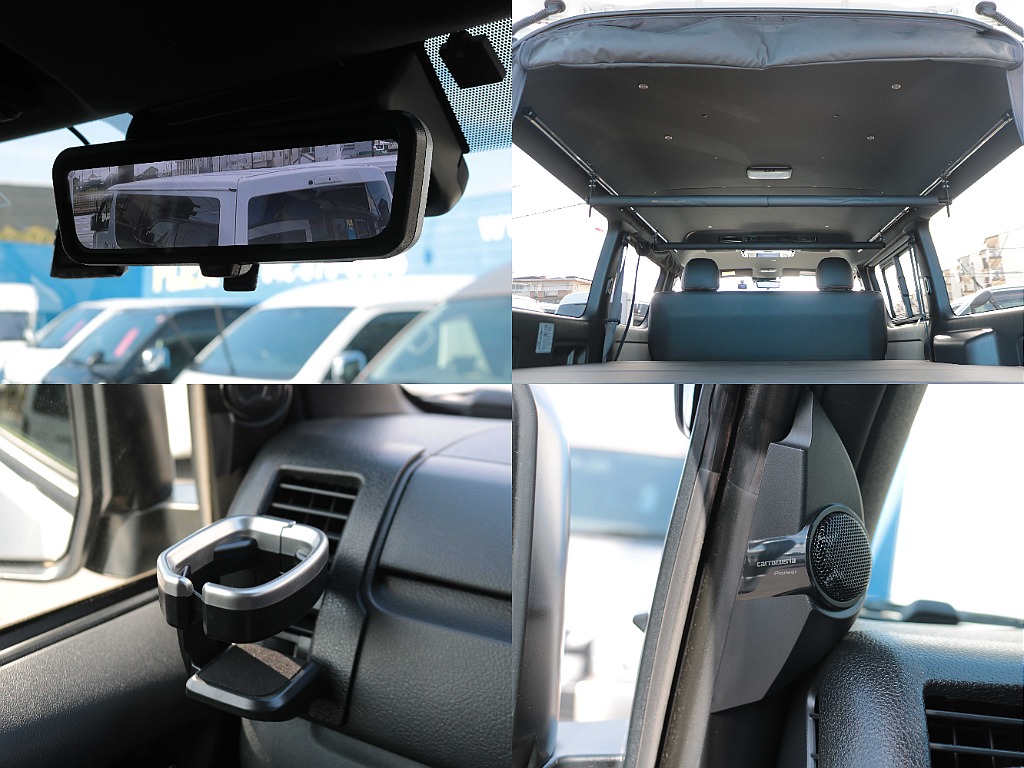 カロッツェリアツイーターや両側サイドバー装着済み☆