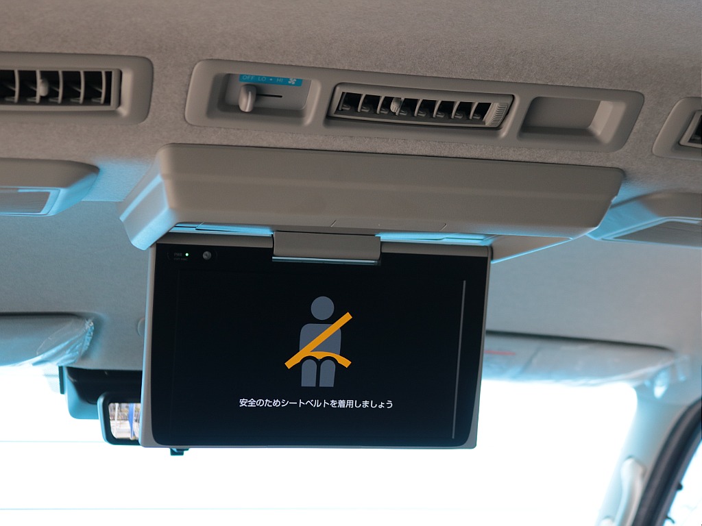 トヨタ純正12インチフロップダウンモニター☆