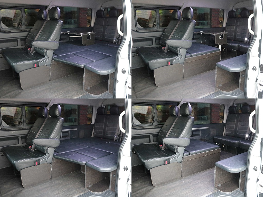 多彩なシートアレンジが可能です☆