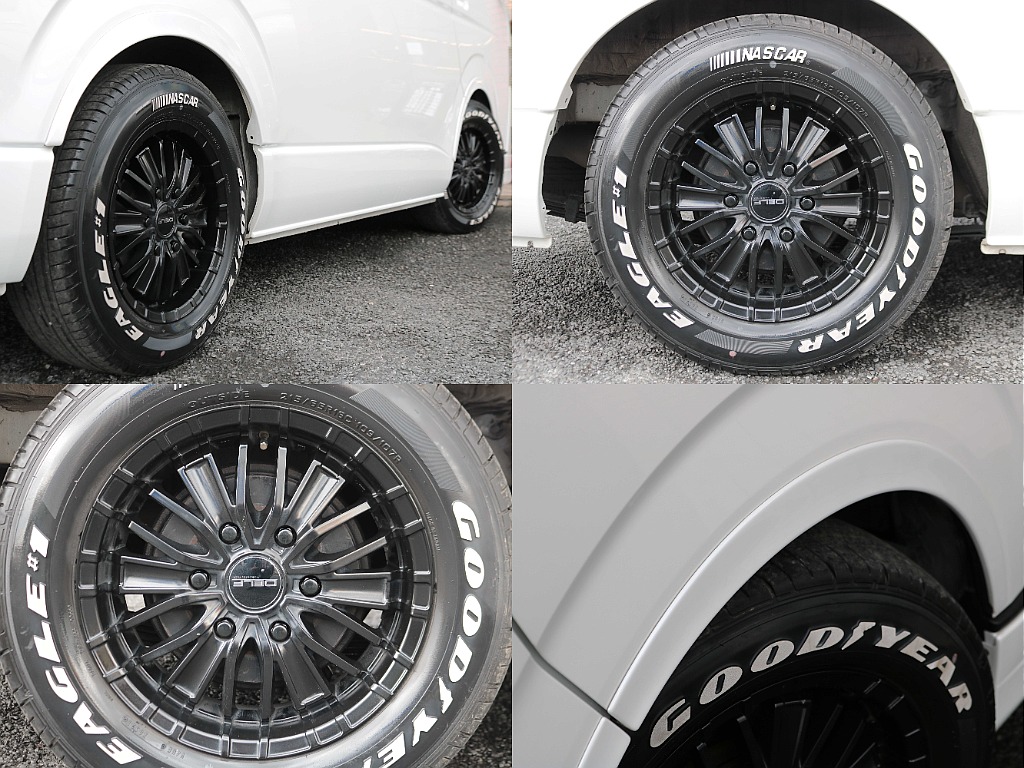 MF01 17インチホイール×ナスカーホワイトレタータイヤ☆