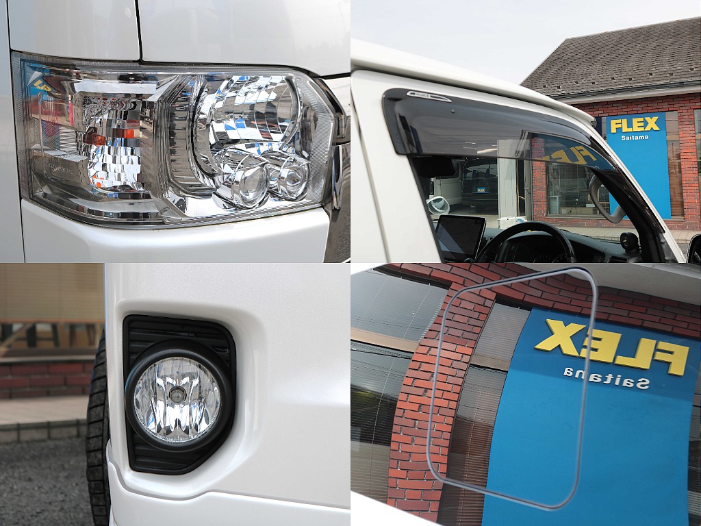 小窓付き手動式スライドドアやドアバイザー装備☆