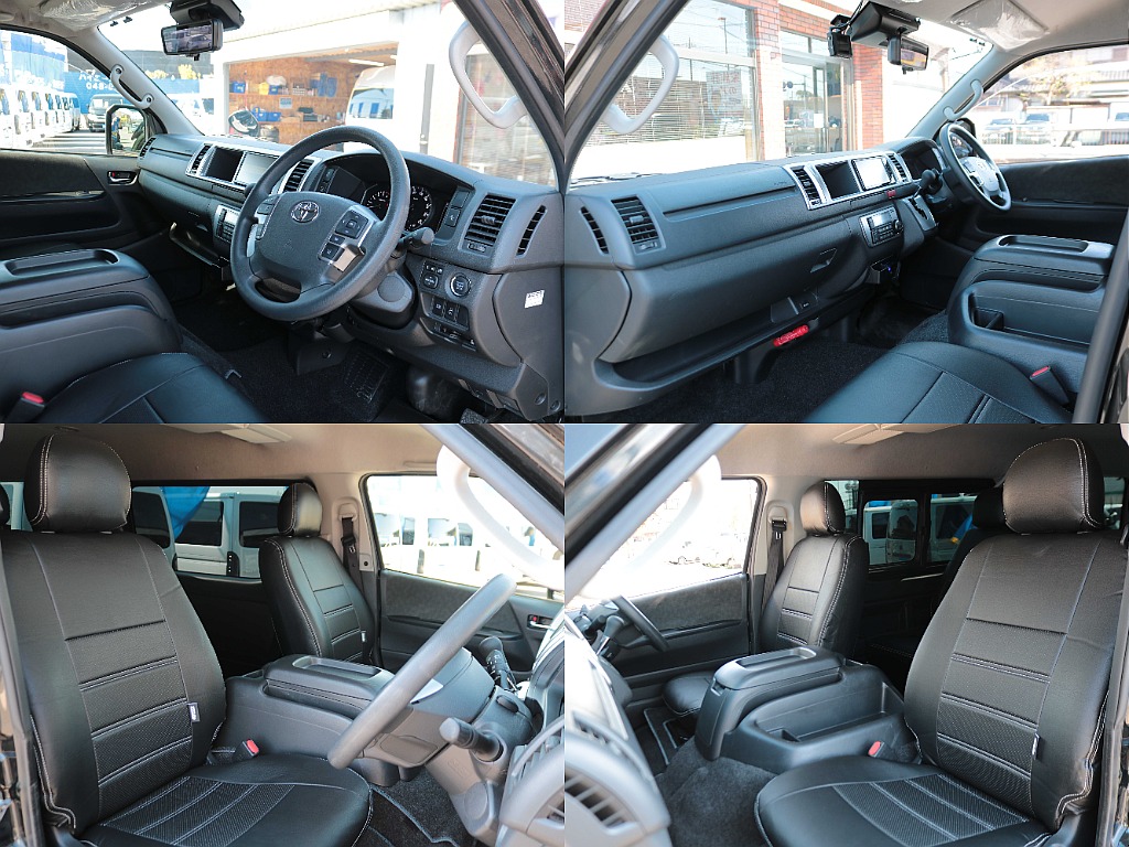 全席黒革調シートカバー装着済み☆