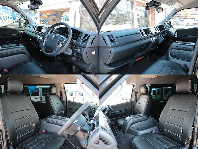 全席黒革調シートカバー装着済み☆