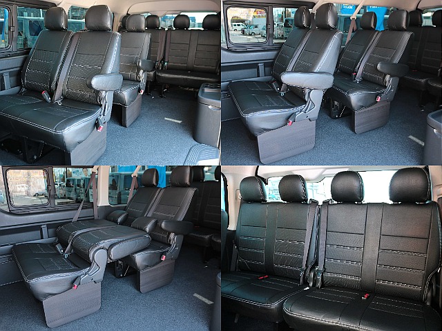 助手席・2列目シートリクライニング施工済み☆