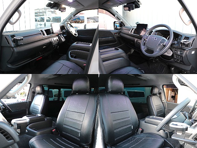 全席黒革調シートカバー☆