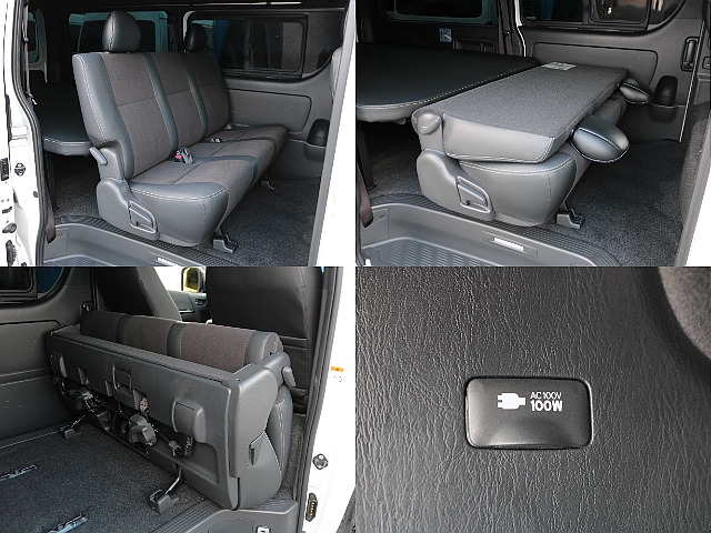 セカンドシートは可倒式でベットスペースも拡充も可能☆