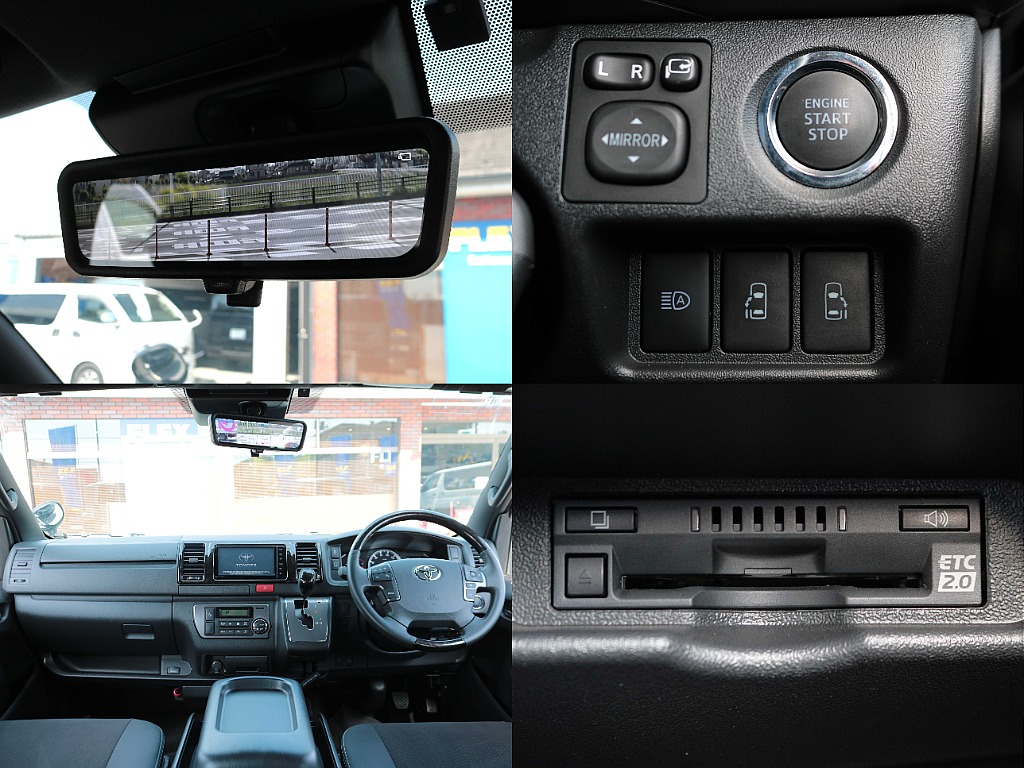 デジタルインナーミラーやプッシュスタート搭載☆