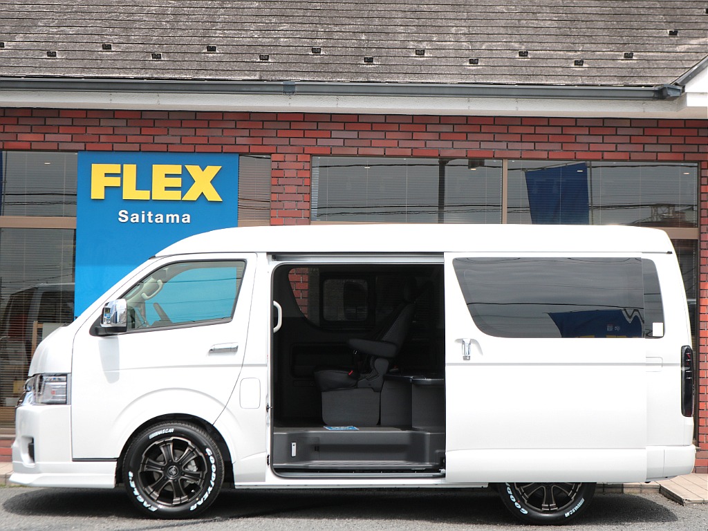 広々とした開口部により乗り降りが楽々☆