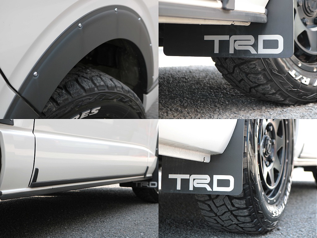 TRDマッドフラップやオーバーフェンダーなどオフロードカスタム多数！☆