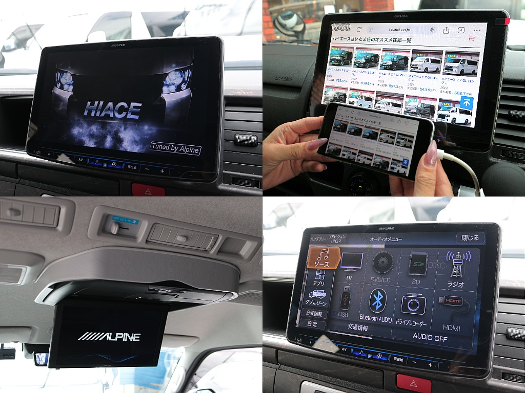 BIG-X11インチナビ＆12.8インチフリップダウンモニター☆