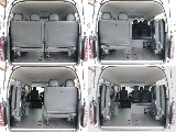 ４列目シートは跳ね上げ式で広大なラゲージスペースも確保可能☆