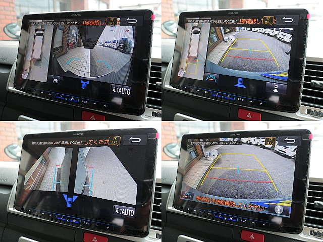 パノラミックビューモニターも大画面で３６０度周囲の確認が可能☆