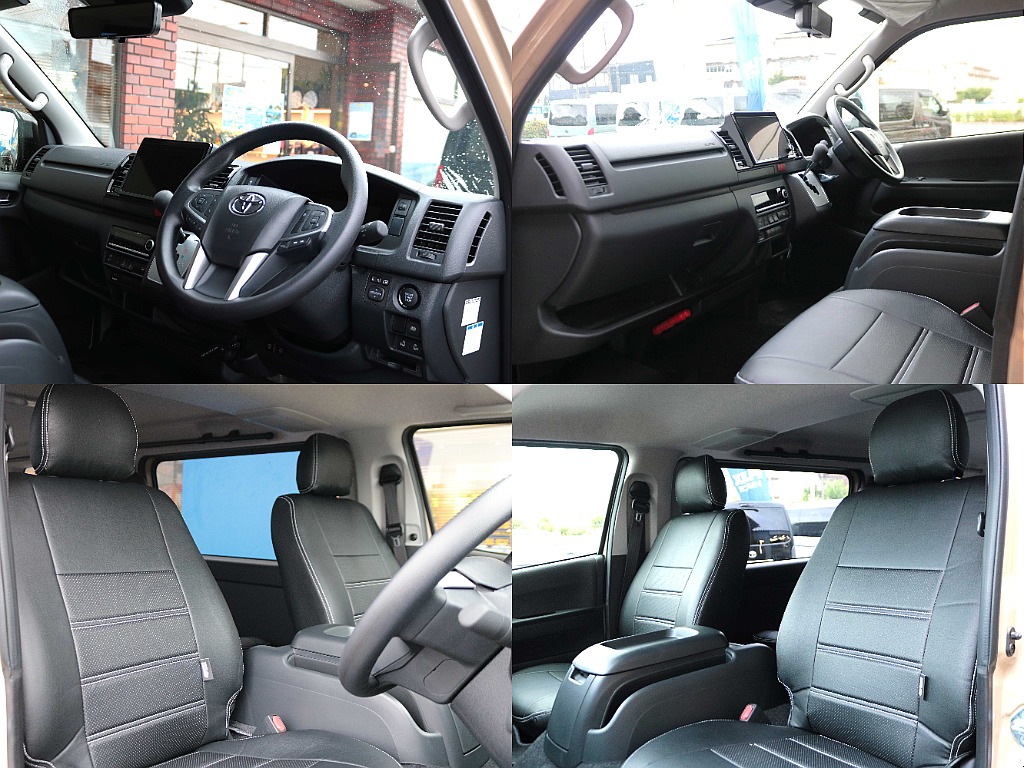全席黒革調シートカバー装着済み☆！！