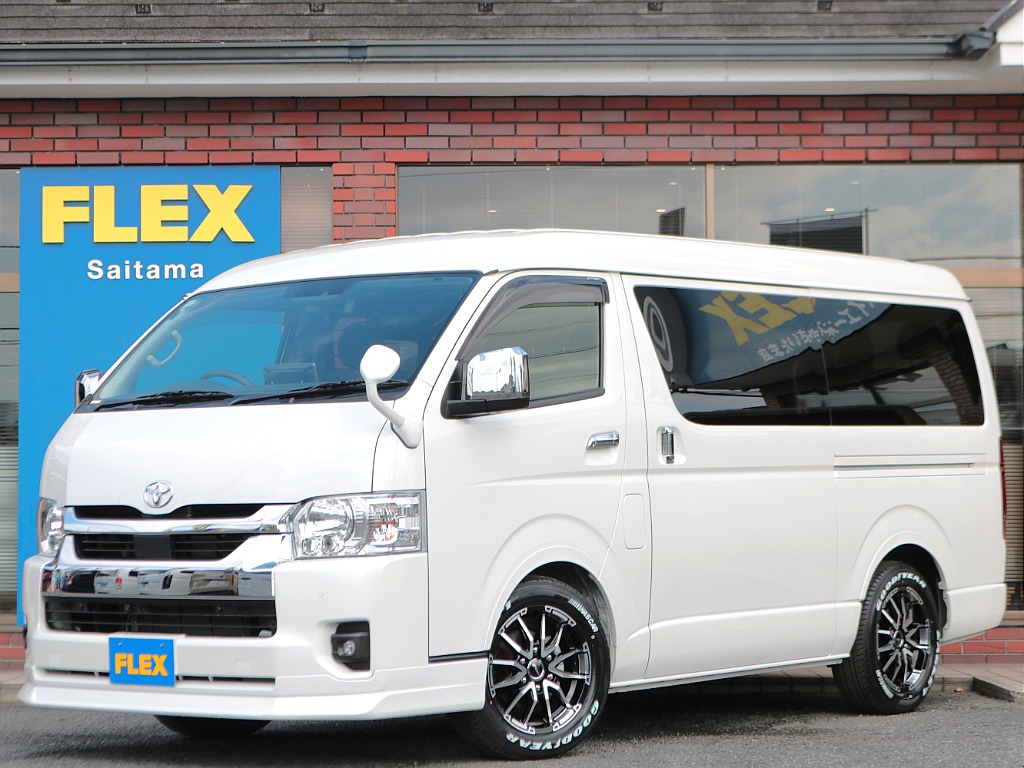 トヨタ&nbsp;ハイエース&nbsp;ワゴン2.7GLロング ミドルルーフ&nbsp;【厳選仕入】BIG-X＆12.8フリップ&nbsp;埼玉県